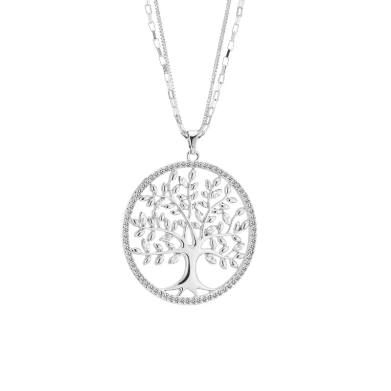 Collier Arbre De Vie Acier Inoxydable