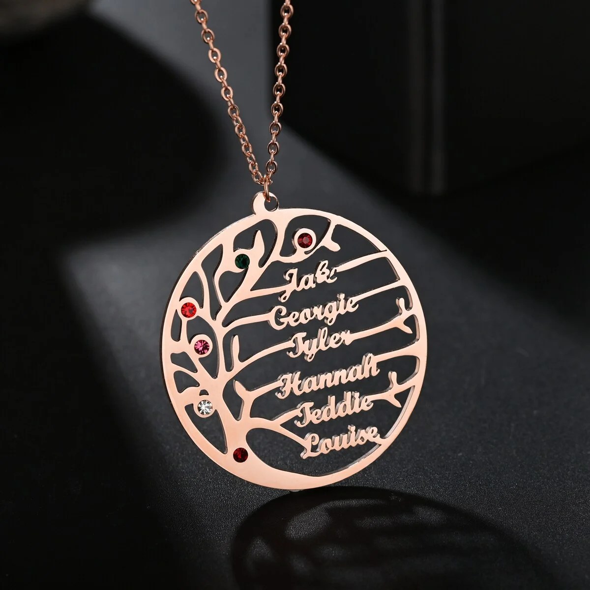 Collier Arbre De Vie Avec Prénom